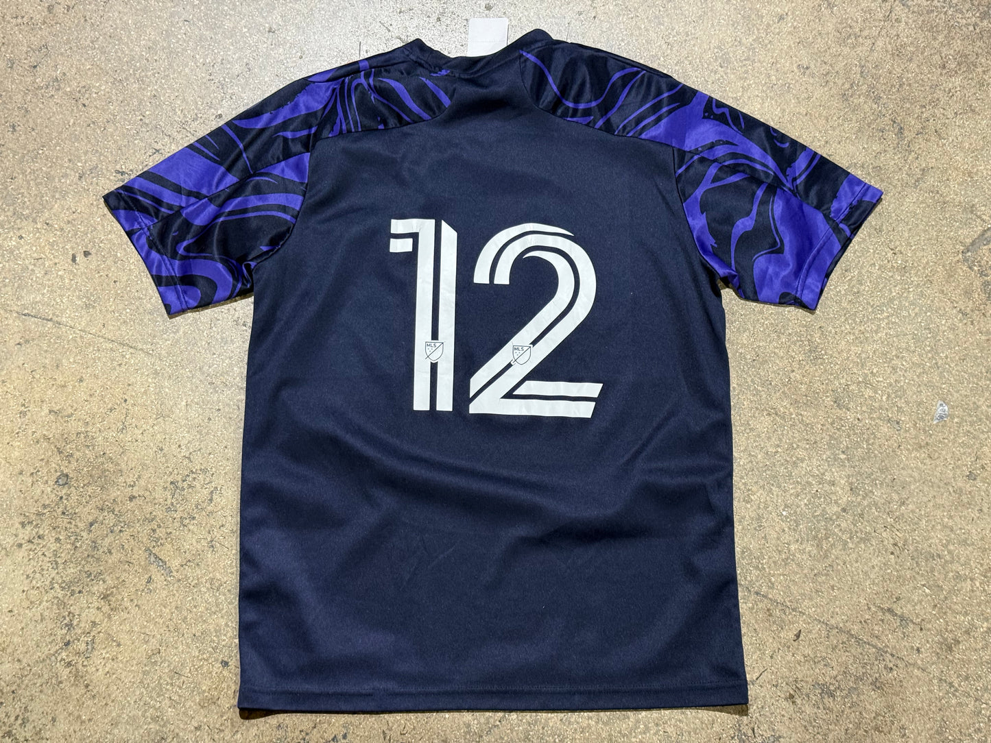 Bootleg Seattle Sounders FC Jersey - Purple/Orange Size Large