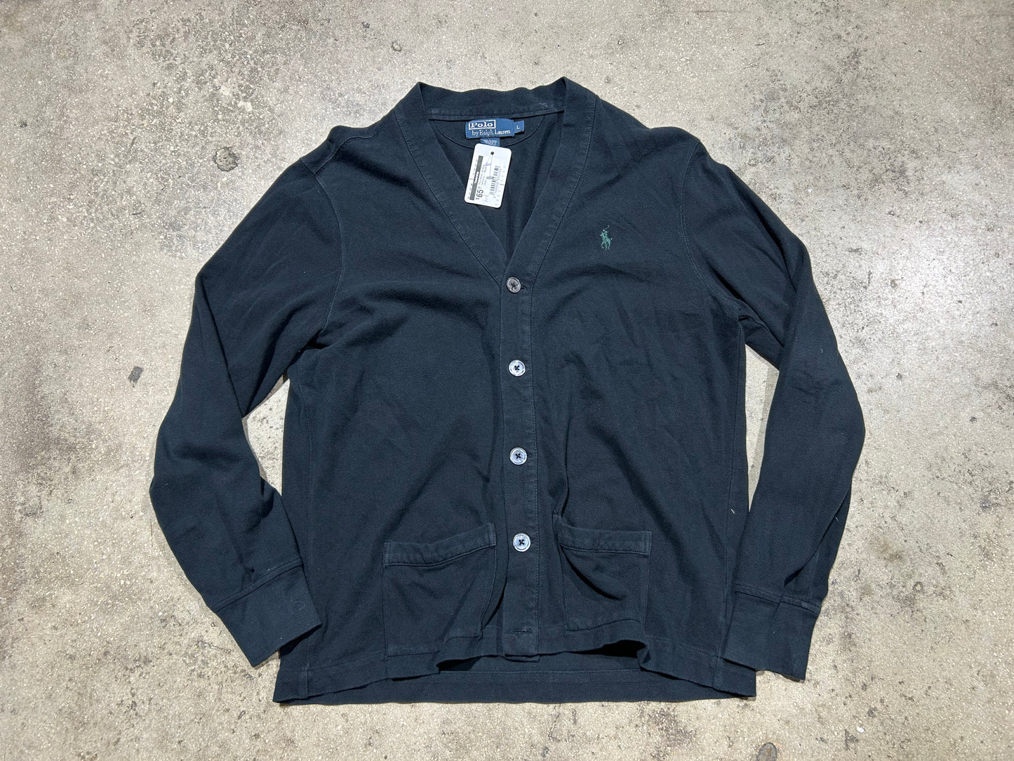 Polo Ralph Lauren Cardigan - Black Size Large