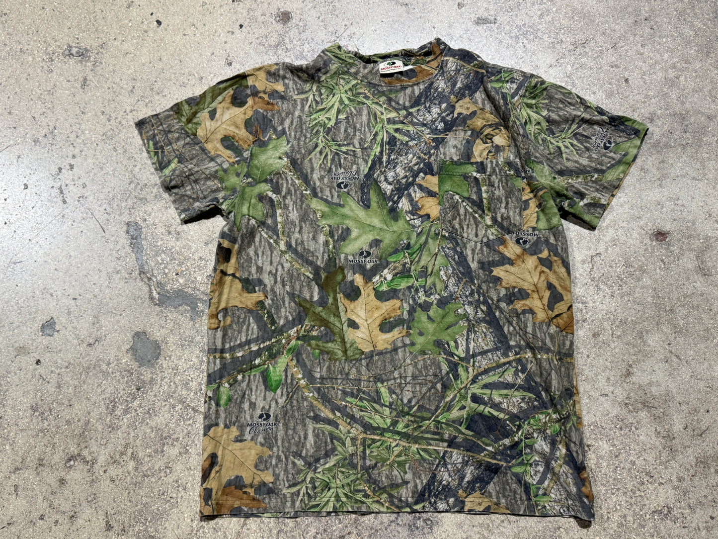 Mossy Oak Tree Pocket Tee - Camo Size Large