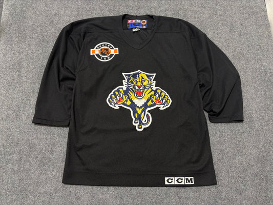 CCM Florida Panthers Hockey Jersey - Black Size Medium