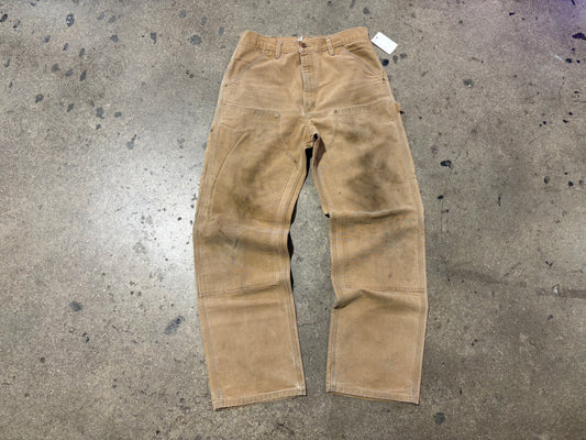 Carhartt Double Knee Carpenters Pants - Khaki Size 31 x 31