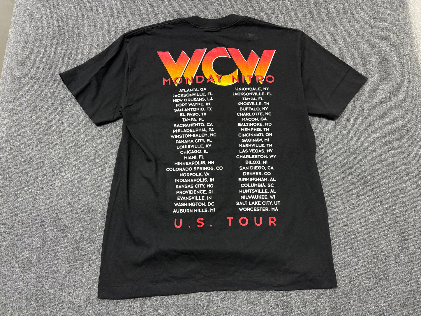 WCW Monday Nitro Tour Tee - Black Size XL