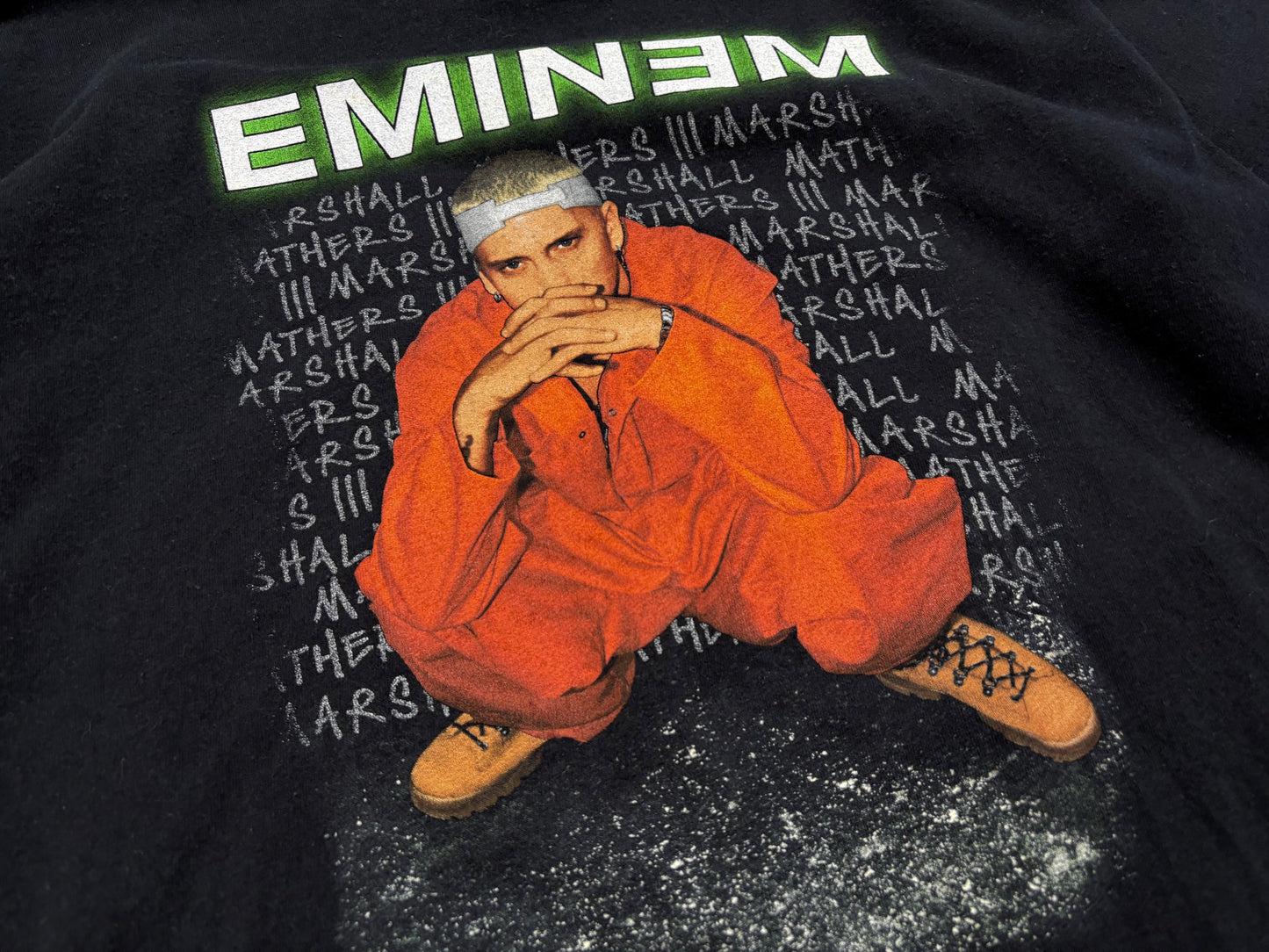 2000 Eminem Criminal Tour Tee - Black Size XL (23.5x29.5)