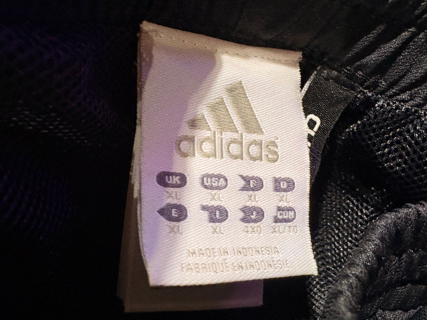 Adidas Nylon Track pants - Black / Red Size XL