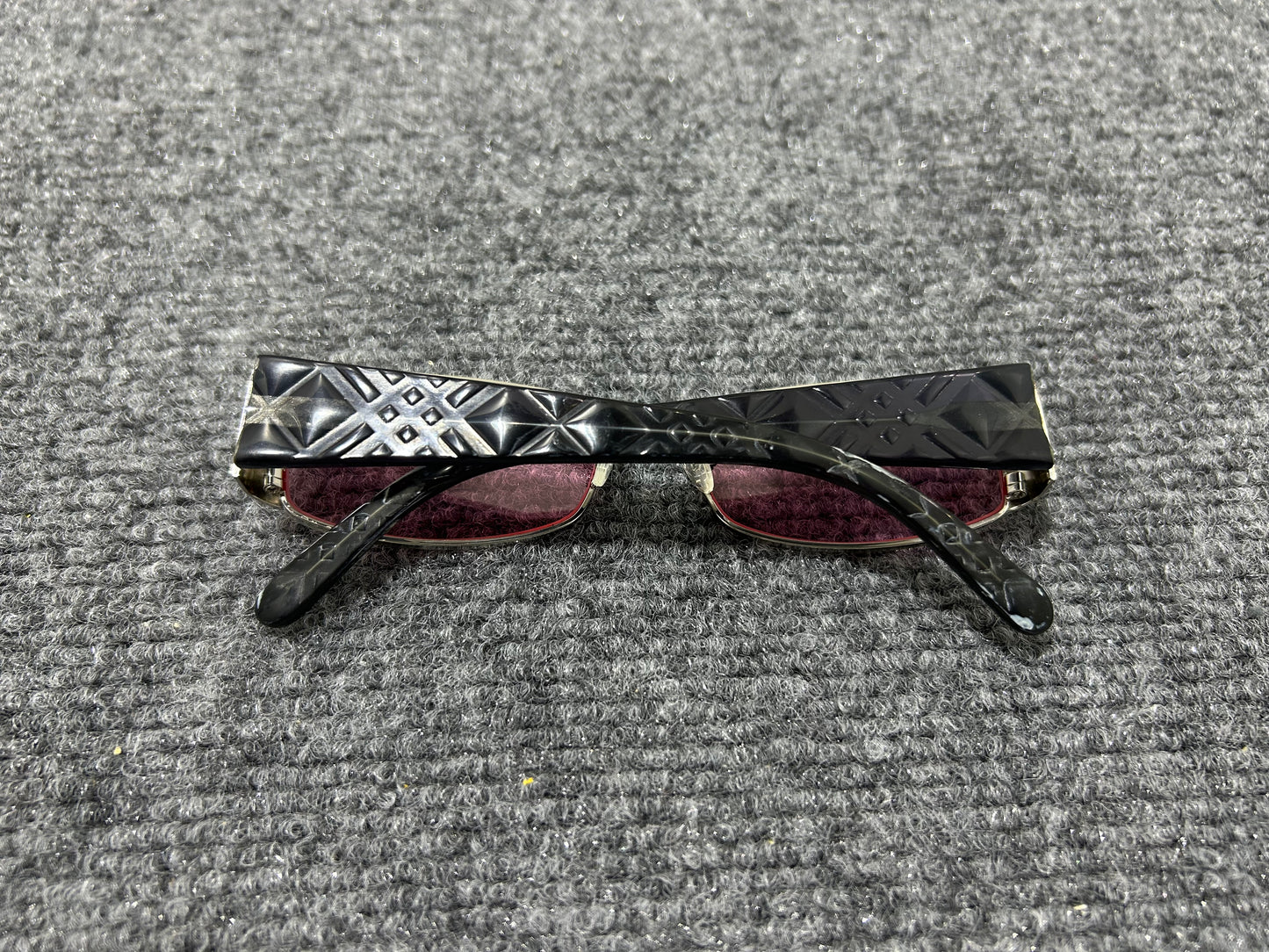 Burberry Slick Sunglasses - Black/Silver/Pink