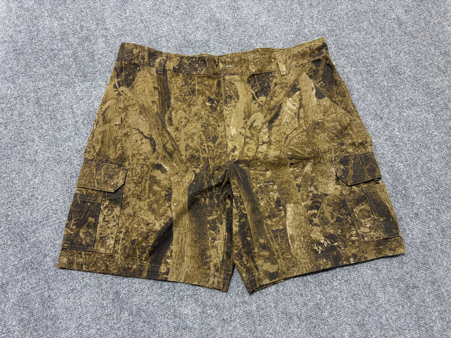 Woodland Camo Shorts - Camo Size 40