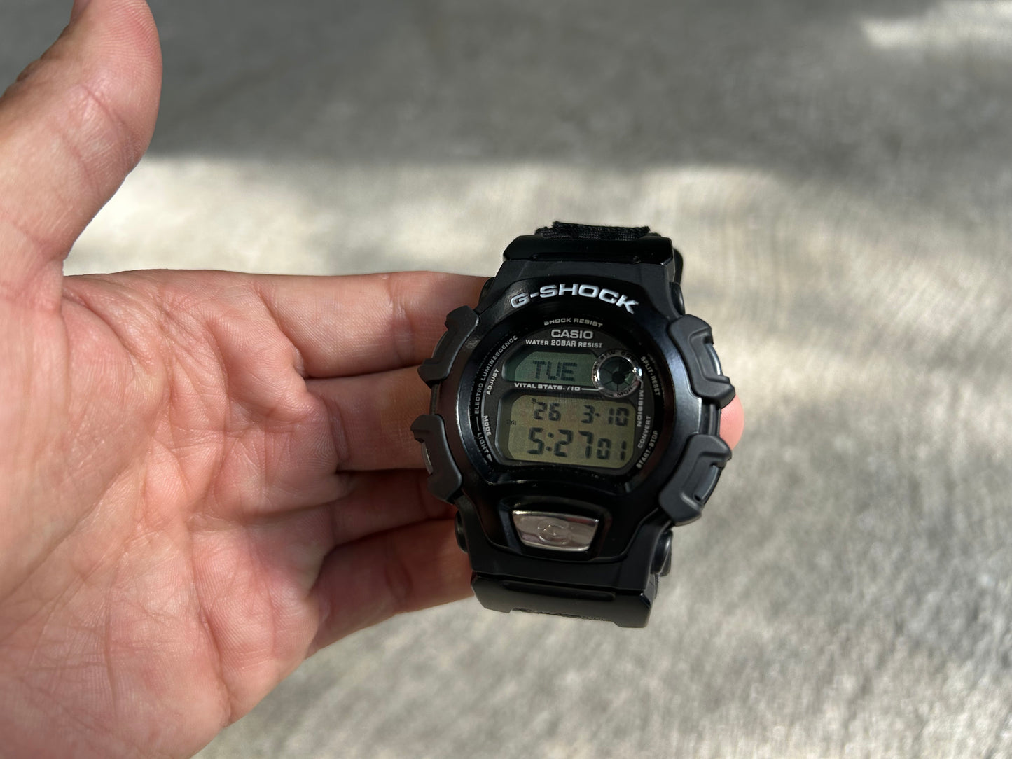 Tactical Band G Shock - Black