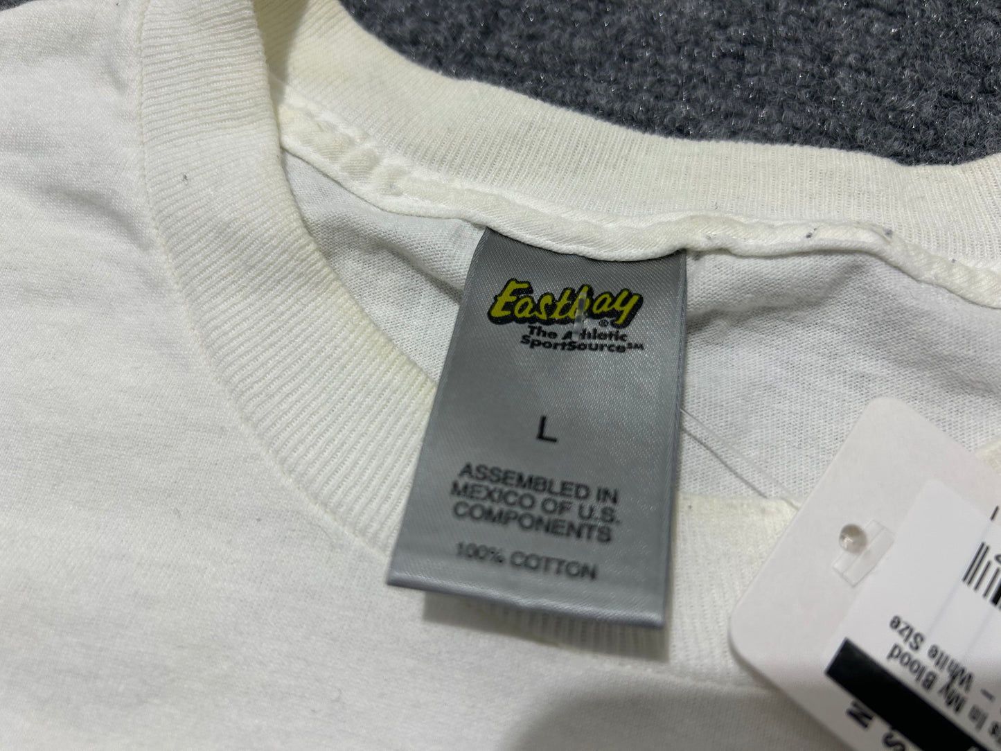 Eastbay Its In My Blood Soccer Tee - White Size Large