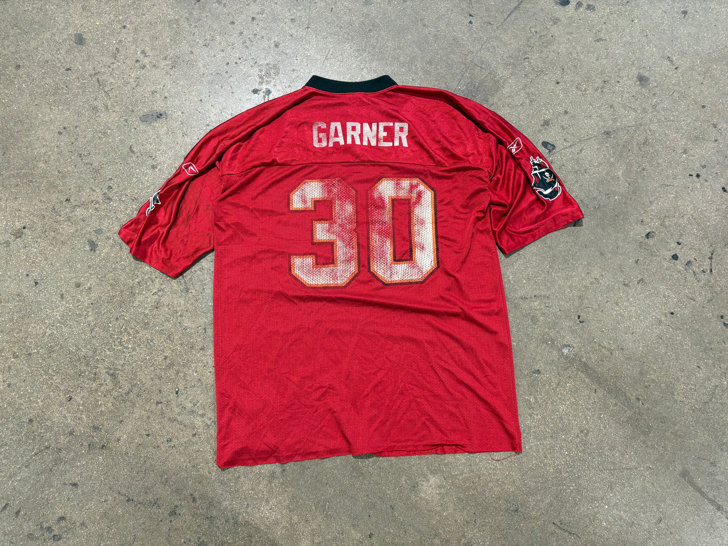 Tampa Bay Buccaneers #30 Garner Jersey - Red Size Large