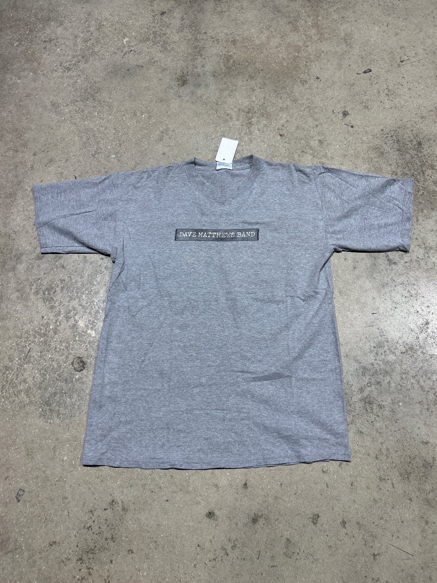2002 Dave Matthews Band Tour Tee - Grey Size Large