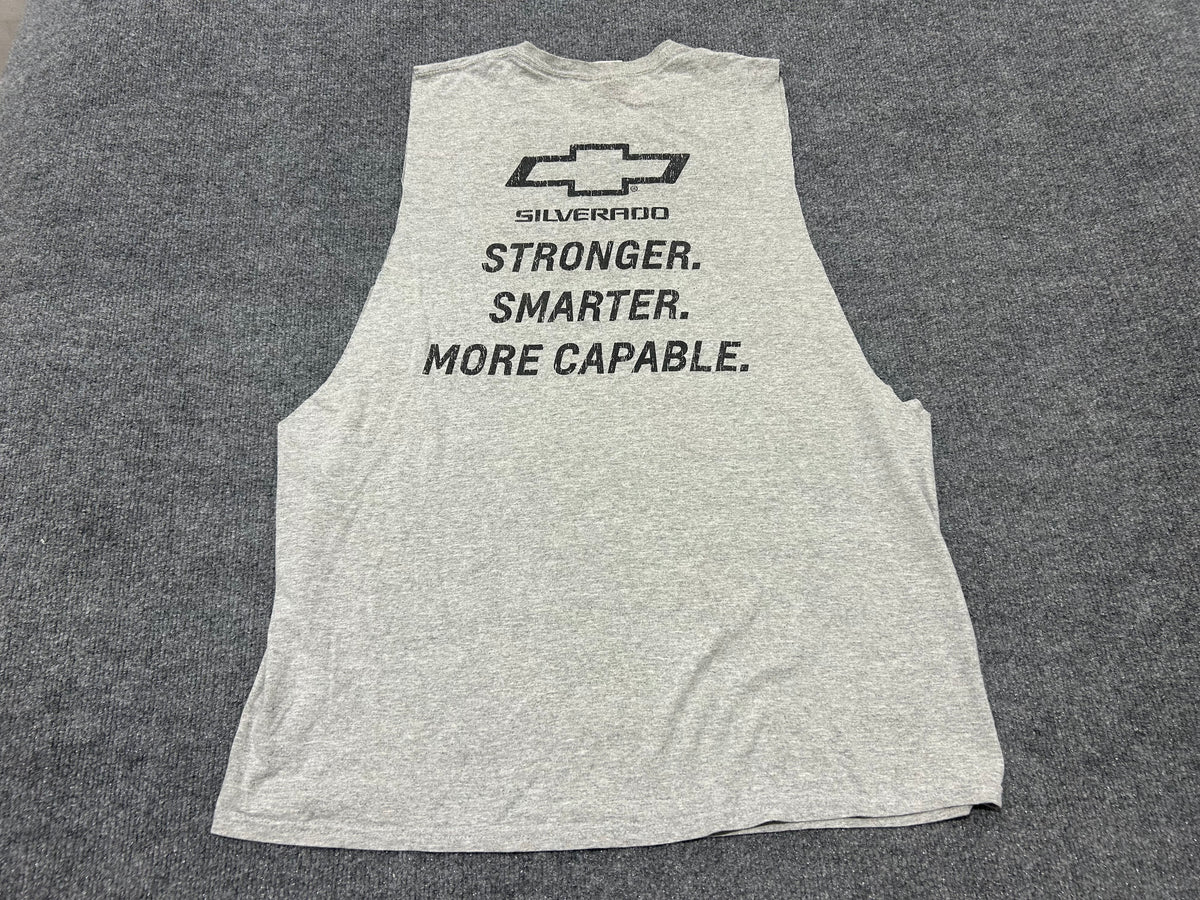 University Of Miami Chevy Cutoff Tee - Gray Size XL