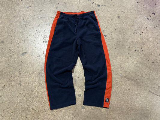 Old Navy Baggy Fleece Sweatpants - Navy /Orange Size Large