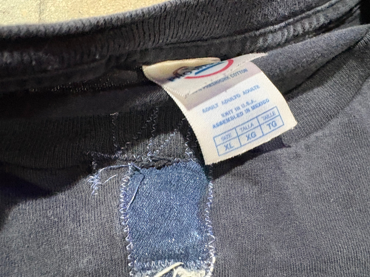 Scarface Collage Scene Tee - Black Size XL (REPAIRED NECK)