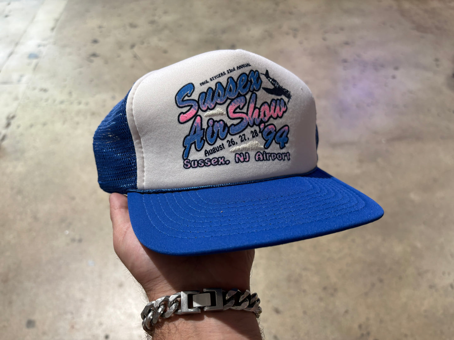94 Sussex Air Show Trucker Hat - Blue / White