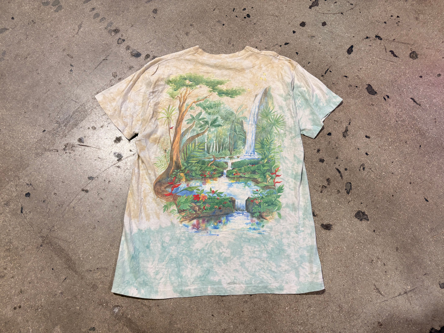 Liquid Blue Rain Forrest Tee - Multi Size XL