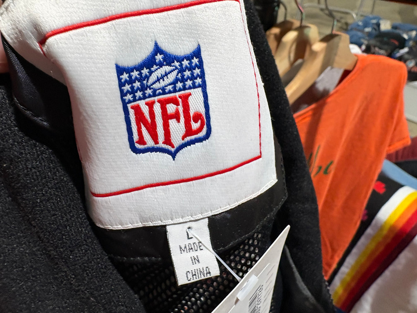 Miami Dolphins Rain Jacket - Navy/ Black Size Large