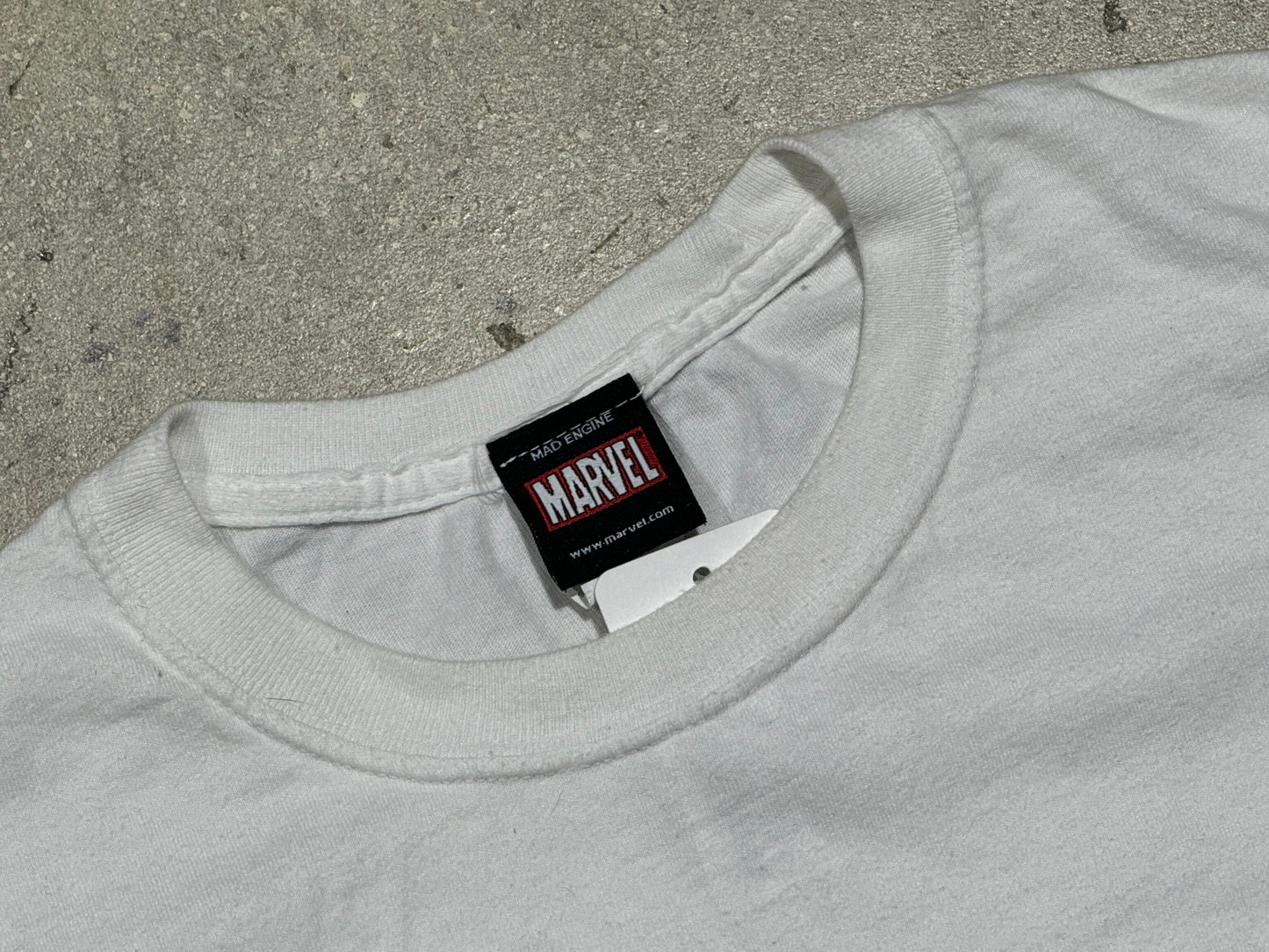 Marvel Super Heros Collage Tee - White Size XXL