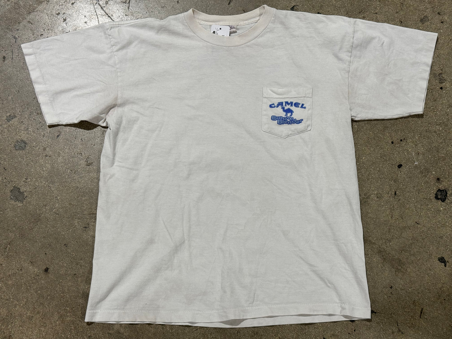 1996 Camel Groove Blender Pocket Tee - White Size XL