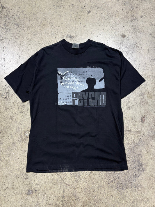Psycho The Drain Tee - Black Size XL (23.5 x 31.5)