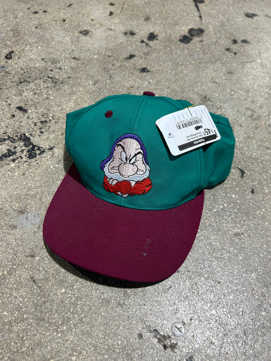 Kids Grumpy Hat - Green/Burgundy