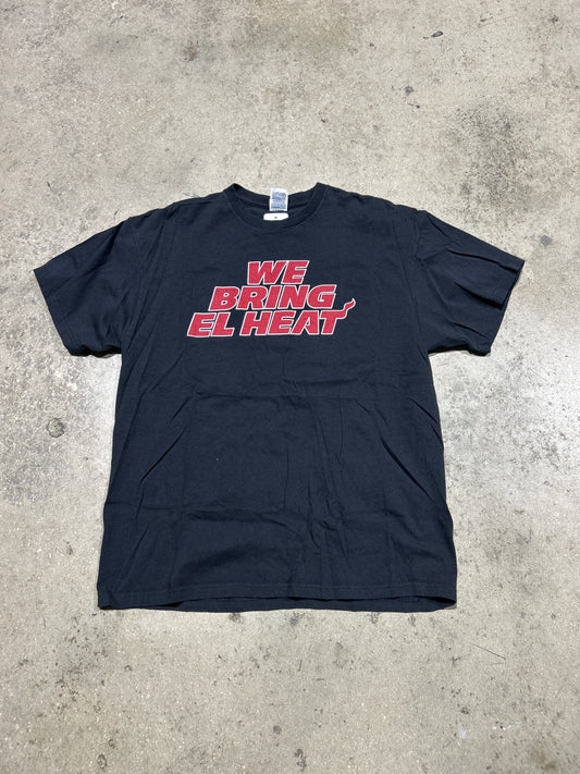 Miami Heat We Bring El Heat Tee - Black Size XL