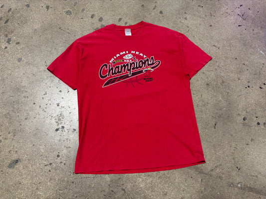2006 Miami Heat Champions Tee - Red Size XL