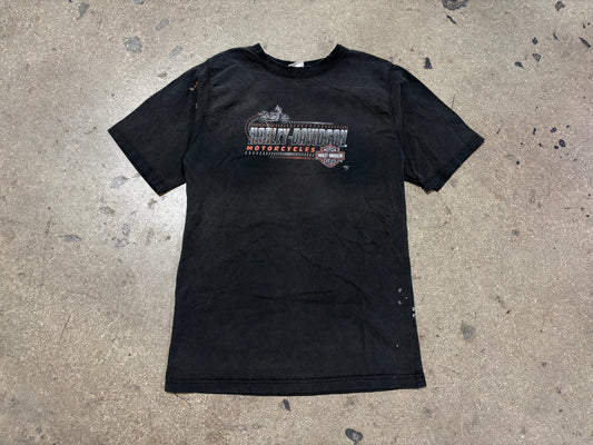 Harley Davidson Motorcycle Tee - Black Size Small