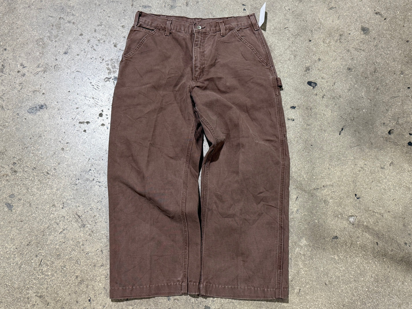 Carhartt Carpenter Pants - Faded Brown Size 33x30