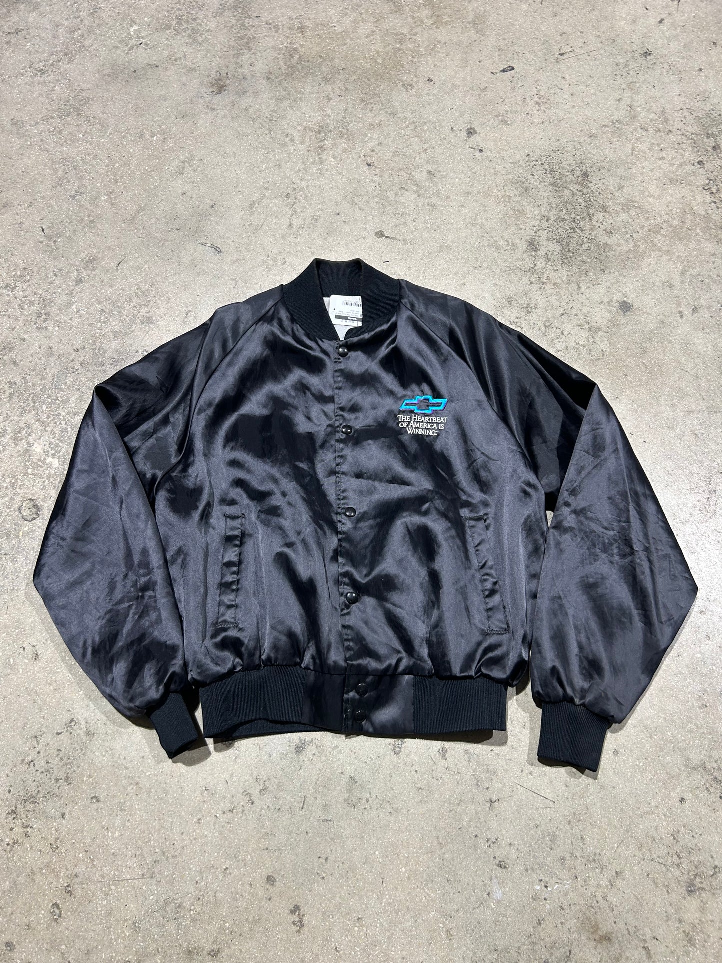 Chevrolet The Heart Beat Of America Jacket - Black Size Large