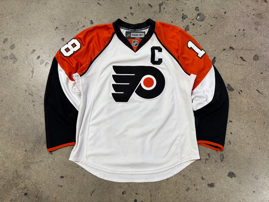 Reebok Philadelphia Flyers Richards #18 Authentic Jersey Size 52