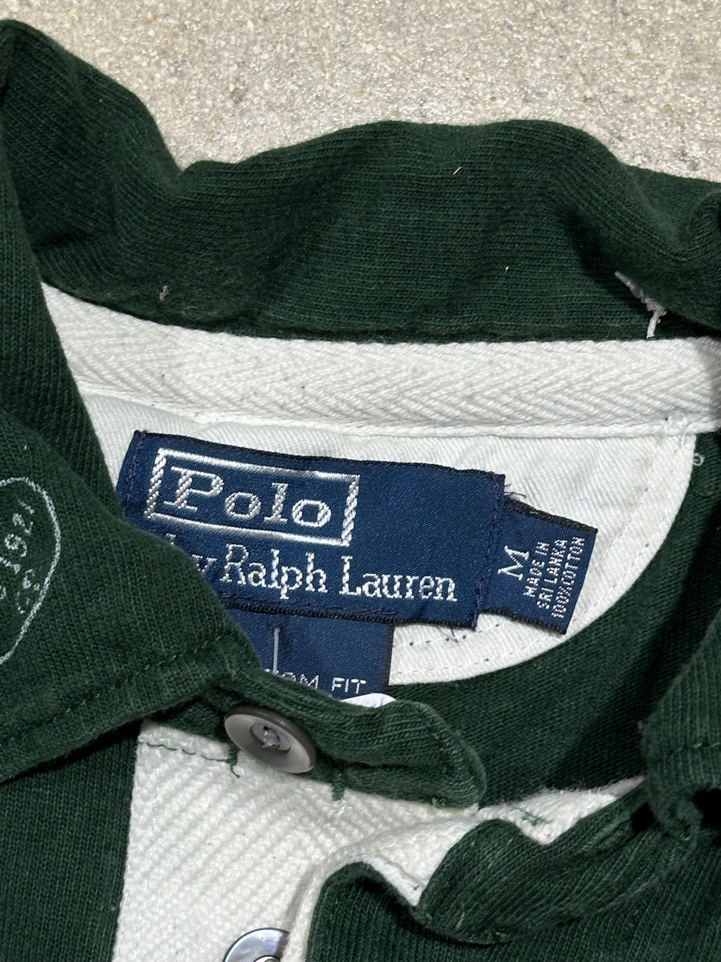 Polo Rugby - Green/Navy Size Medium