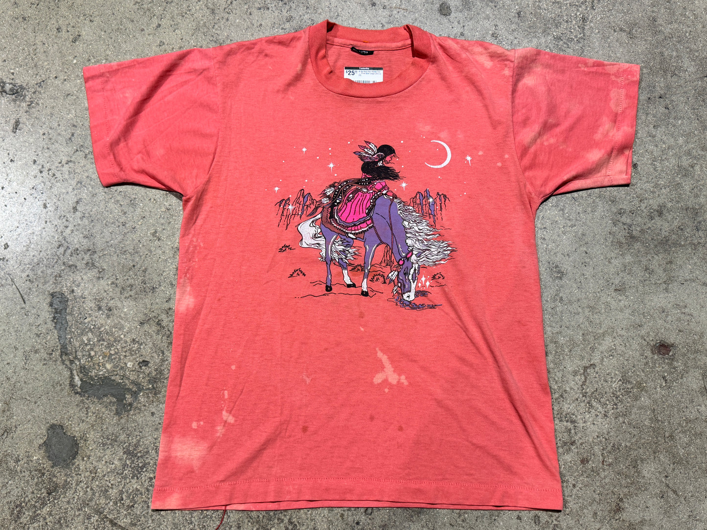 A Girl And Her Horse Tee - Pink Size Large