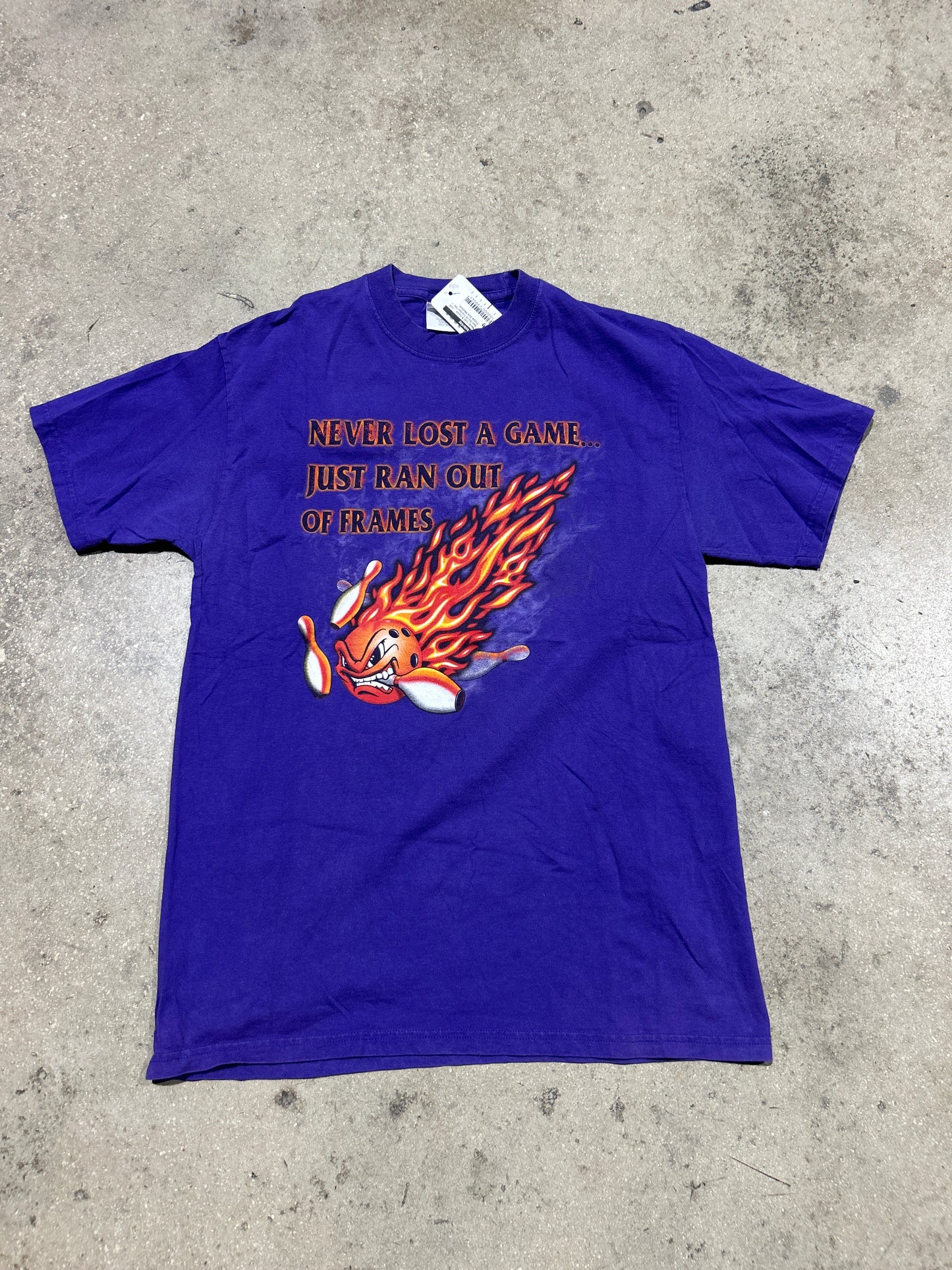 Never Lost A Game....Just Ran Out Of Frames Tee - Purple Size Medium
