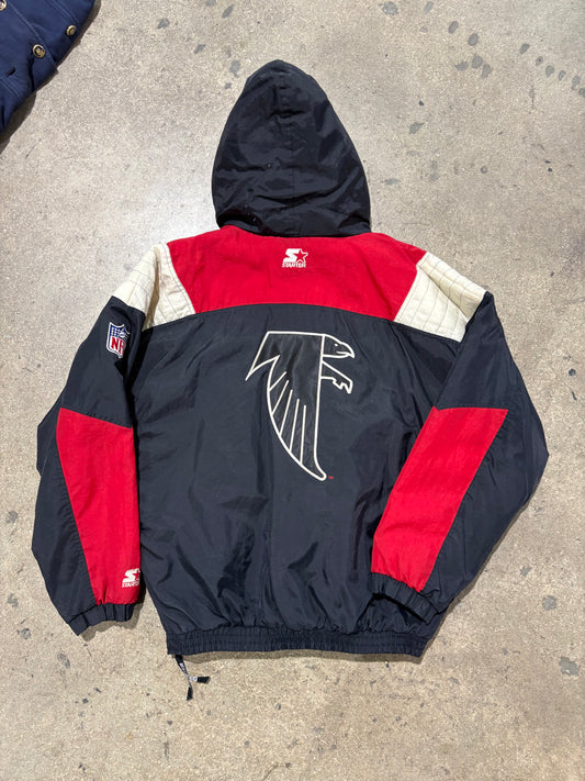 Starter Atlanta Puffer Jacket - Black Size XL