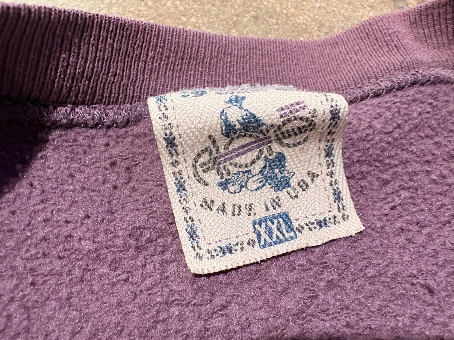 Outback Steak & Oyster Bar Crewneck Sweatshirt - Purple Size XXL