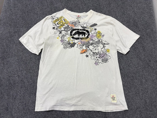 Ecko Unlimited Graffiti Tee - White Size XL