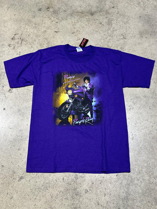 Prince Purple Rain Harley Tee - Purple Size Large