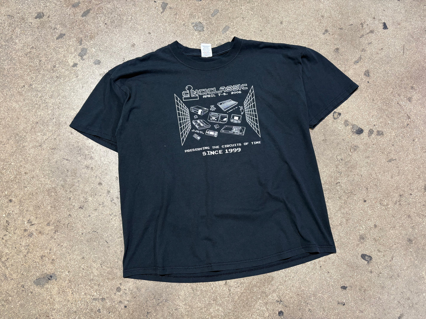 2006 Cinciclassic Preserving Circuits Of time Tee - Black Size XL
