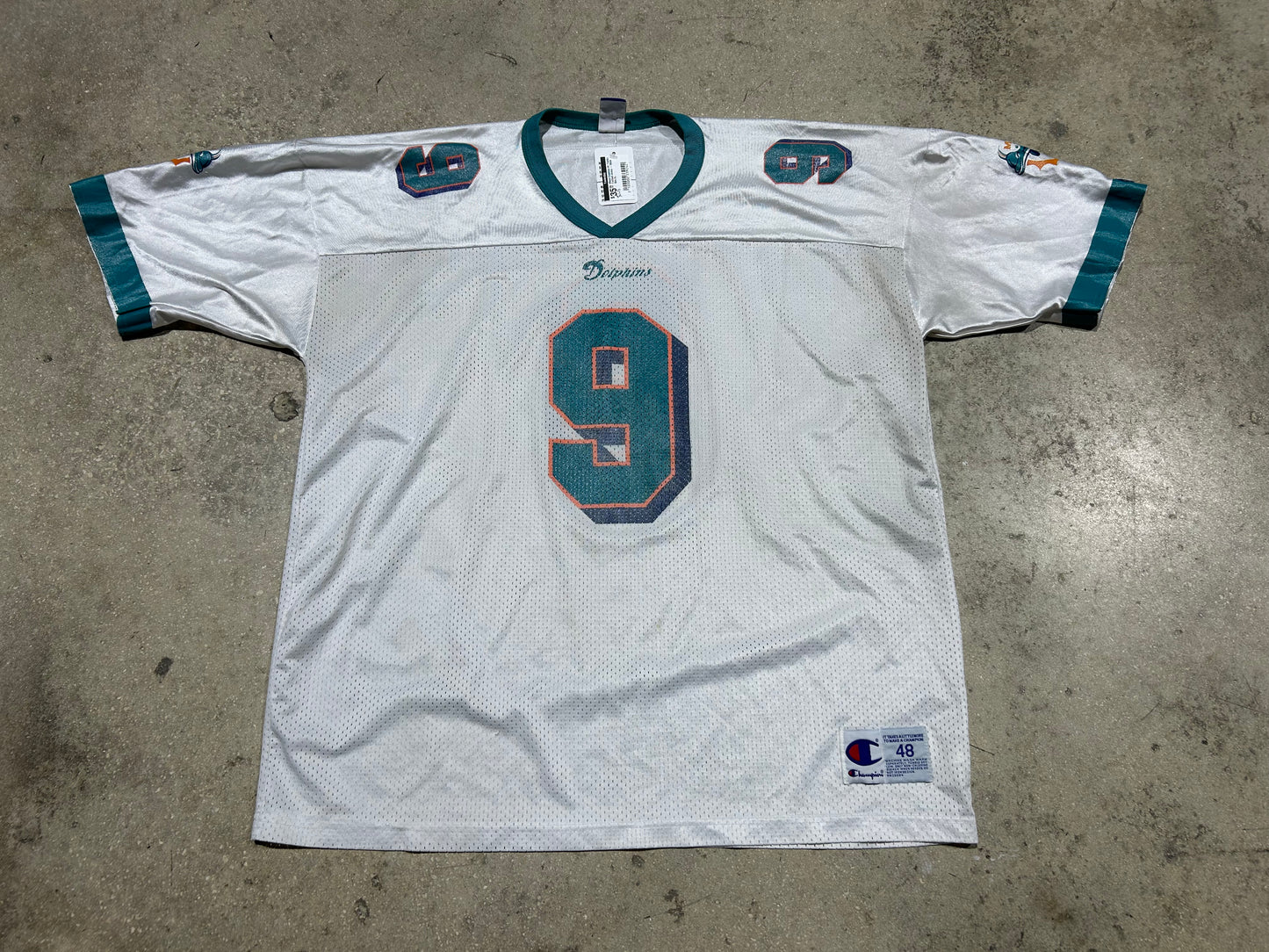 Miami Dolphins #9  Fielder  Football Jersey - White Size XL