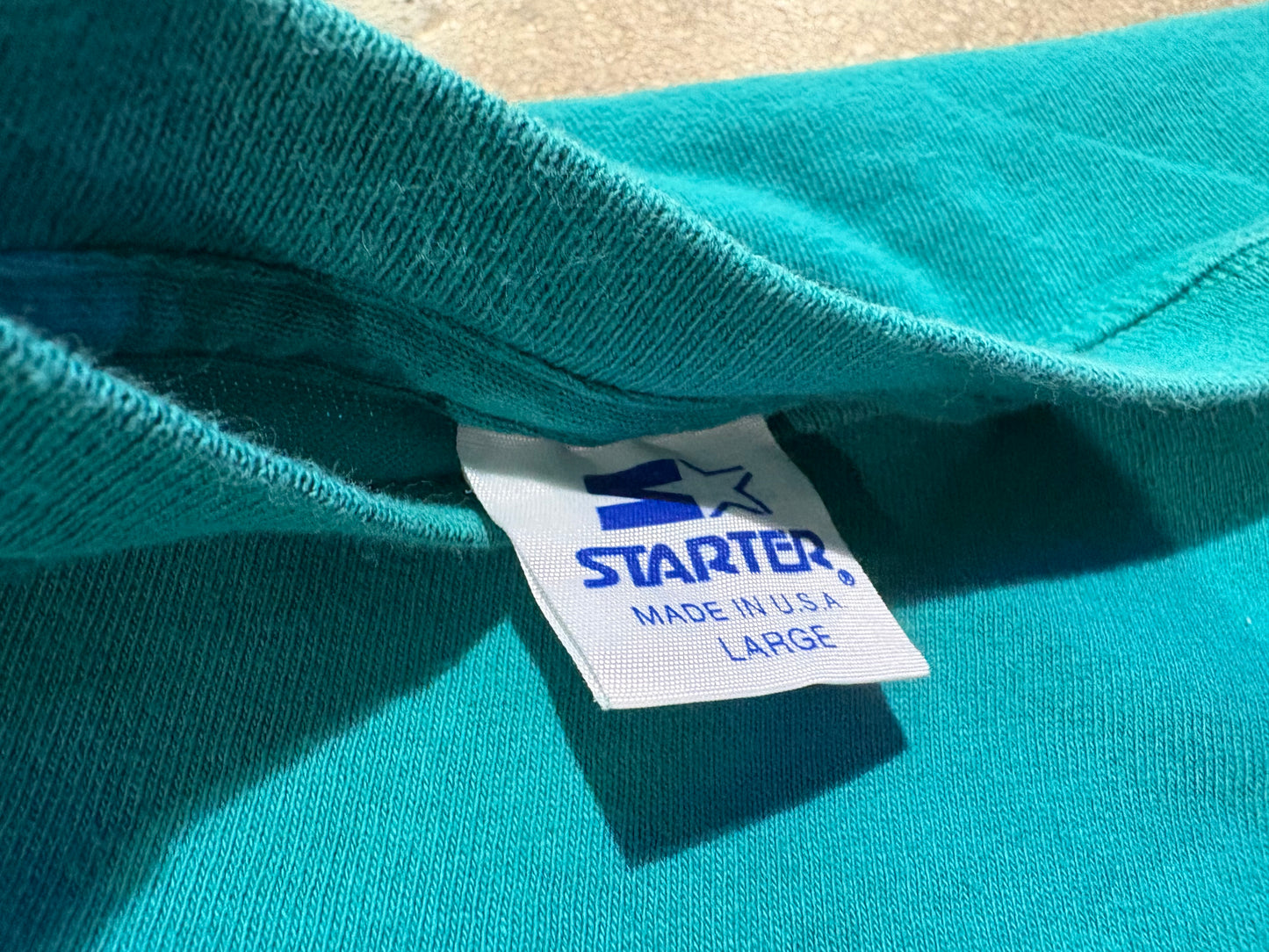 Starter Miami Dolphins About Team Tee - Teal Size Large