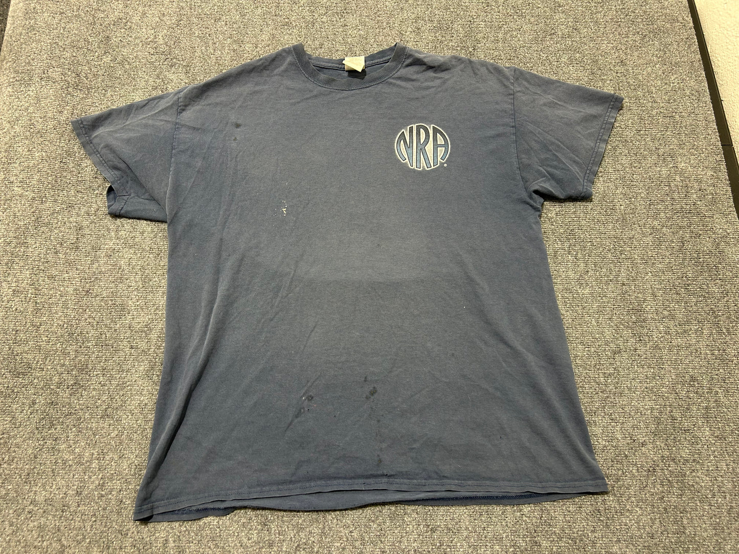 NRA Eagles With Arms Tee - Navy Size XL