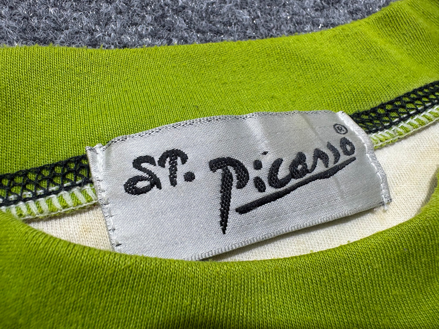90s St Picasso AOP Tee - Green/ Brown Size XL