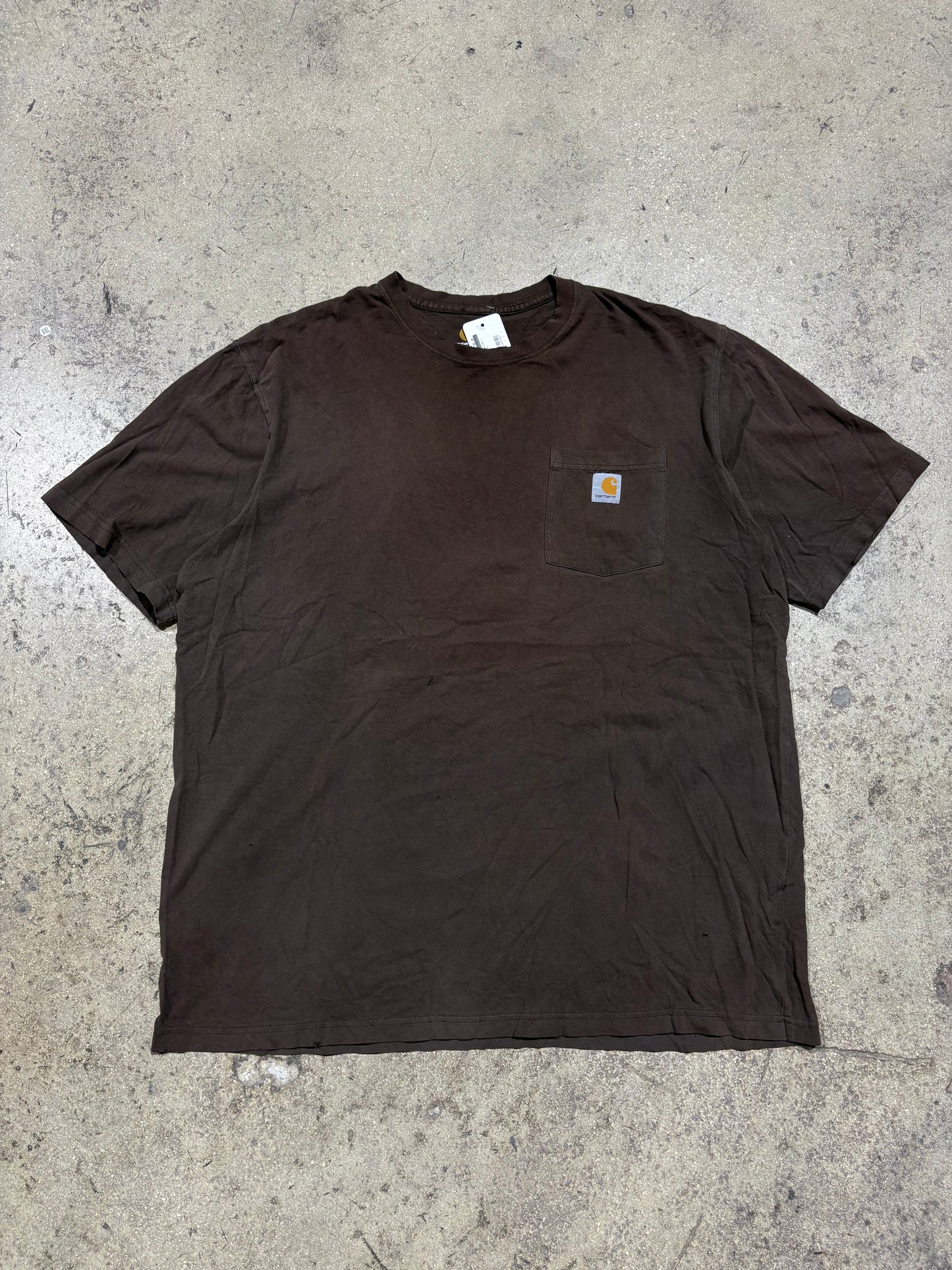 Carhartt Pocket Tee - Brown Size XL