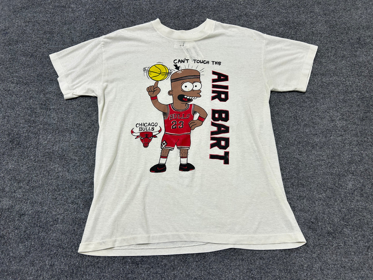 Air Bart Chicago Bulls Tee - White size Medium