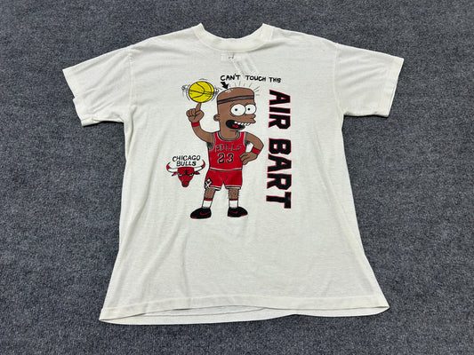 Air Bart Chicago Bulls Tee - White size Medium