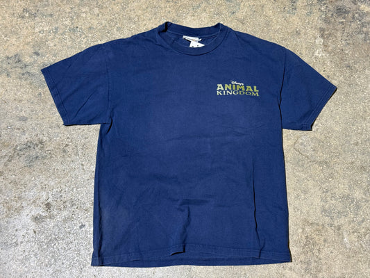 Disney Animal Kingdom Tee - Navy Size Large