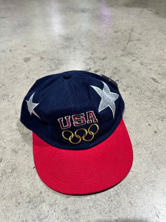 USA Olympic Rings Stars Hat - Navy