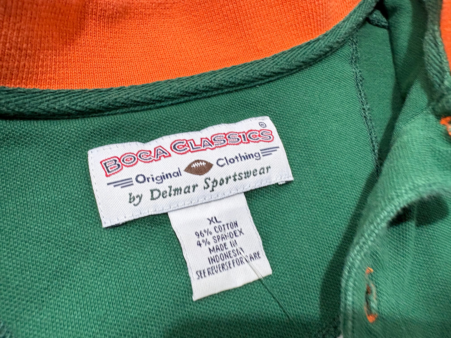Miami Hurricanes UM Polo - Green Size XL
