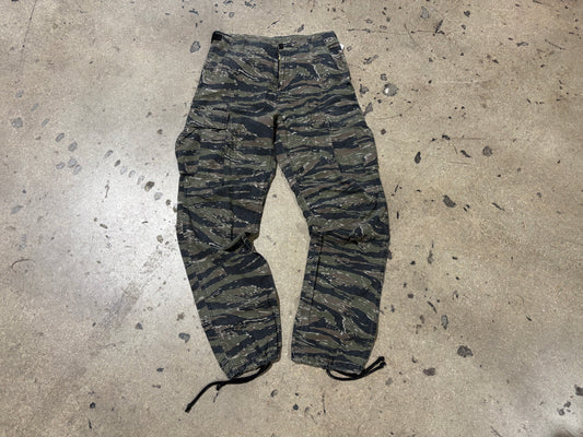 Military Tiger Camo Cargo Pants - Camo Size Small