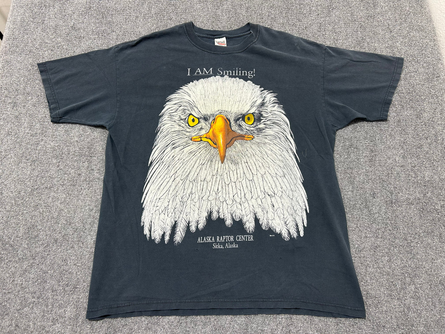Eagle I Am Smiling Tee  Black Size XL